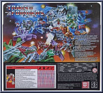 Chromedome / Stylor from Transformers - Generation 1 - Reissues - Headmasters manufactured by Hasbro [Back]