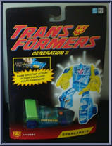 Blaze from Transformers - Generation 2 - Sparkabots manufactured by Hasbro [Front]