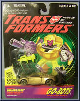 Bumblebee from Transformers - Generation 2 - Go-Bots manufactured by Hasbro [Front]