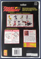 Hubcap from Transformers - Generation 2 - Series 1 manufactured by Hasbro [Back]
