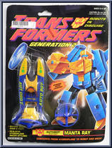 Manta Ray from Transformers - Generation 2 - Series 2 manufactured by Hasbro [Front]