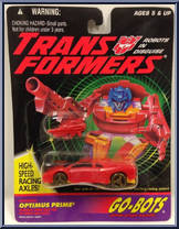 Optimus Prime from Transformers - Generation 2 - Go-Bots manufactured by Hasbro [Front]
