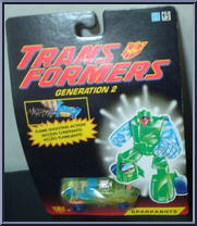 Sizzle from Transformers - Generation 2 - Sparkabots manufactured by Hasbro [Front]