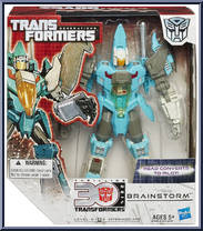 Brainstorm with Arcana from Transformers - Generations - Thrilling 30 - Voyager Class manufactured by Hasbro [Front]