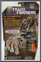 Twintwist (Wrecker) from Transformers - Generations - Fall of Cybertron - Deluxe Class manufactured by Hasbro [Back]