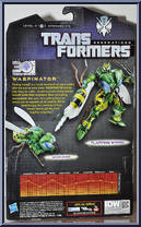 Waspinator from Transformers - Generations - Thrilling 30 - Deluxe Class manufactured by Hasbro [Back]