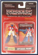 Optimus Prime (with Energon Axe) from Transformers - Heroes of Cybertron - Wave 2 manufactured by Hasbro [Front]