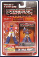 Optimus Prime (with Communicator) from Transformers - Heroes of Cybertron - Wave 5 manufactured by Hasbro [Front]
