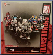 Megatron, Ironhide, Jazz, Smokescreen and Wheeljack from Transformers - Kids Nations manufactured by Kids Logic [Front]