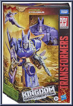 Cyclonus from Transformers - Kingdom War for Cybertron - Voyager manufactured by Hasbro [Front]