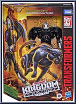 Shadow Panther from Transformers - Kingdom War for Cybertron - Deluxe manufactured by Hasbro [Front]