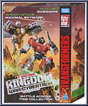 Sideswipe & Skywarp from Transformers - Kingdom War for Cybertron - Deluxe manufactured by Hasbro [Front]
