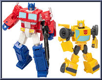 Optimus Prime & Bumblebee from Transformers - Legacy - Evolution - Core Class manufactured by Hasbro [Loose]