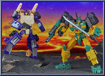 Bludgeon / Rukus from Transformers - Legacy - United - Doom ‘n Destruction Collection manufactured by Hasbro [Loose]