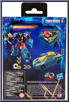 Hot Shot (Cybertron Universe) from Transformers - Legacy - United - Deluxe Class manufactured by Hasbro [Back]