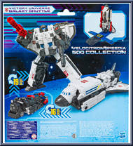 Galaxy Shuttle (Victory Universe) from Transformers - Legacy - Velocitron Speedia 500 Collection - Leader Class manufactured by Hasbro [Back]