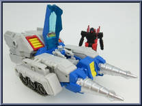 Targetmaster Twin Twist (with Spoil) from Transformers - Legends - Wave 27 manufactured by Takara [Loose]