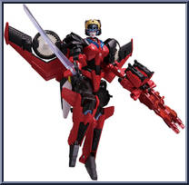 Targetmaster Windblade (with Pointech) from Transformers - Legends - Wave 26 manufactured by Takara [Loose]