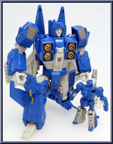 Targetmaster Slugslinger (with Caliburst) from Transformers - Legends - Wave 24 manufactured by Takara [Loose]