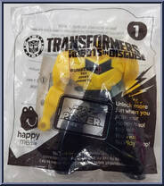 Bumblebee from Transformers - Robots in Disguise - 2015 manufactured by McDonald's [Front]