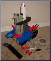 Countdown (with Rocket Base) from Transformers - Micromasters - Micromaster Bases manufactured by Hasbro [Loose]