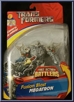 Megatron (Fusion Blast) from Transformers - Movie - Fast Action Battlers manufactured by Hasbro [Front]