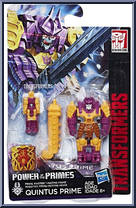 Bludgeon with Quintus Prime from Transformers - Power of the Primes - Prime Master manufactured by Hasbro [Front]