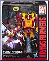 Rodimus Prime from Transformers - Power of the Primes - Leader manufactured by Hasbro [Front]