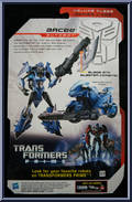 Arcee from Transformers - Prime - Deluxe Class manufactured by Hasbro [Back]
