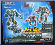 Bumblebee (Night Shadow) / Blight (Predacons Rising) from Transformers - Prime - Beast Hunters - Cyberverse Legion Class manufactured by Hasbro [Back]
