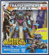Megatron (Tartarex Warp Sword) from Transformers - Prime - Beast Hunters - Voyager Class manufactured by Hasbro [Front]