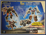 Optimus Prime / Predaking (Predacons Rising) from Transformers - Prime - Beast Hunters - Commander Class manufactured by Hasbro [Back]
