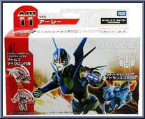 Arcee from Transformers - Prime (Arms Micron) - Deluxe manufactured by Takara [Front]