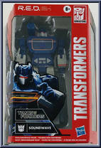 Soundwave from Transformers - R.E.D. - Basic Series manufactured by Hasbro [Front]
