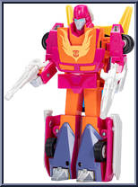Hot Rod from Transformers - Retro - Movie manufactured by Hasbro [Loose]