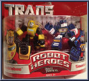 Bumblebee / Soundwave from Transformers - Robot Heroes - Generation 1 manufactured by Hasbro [Front]