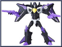 Skywarp from Transformers - Robots in Disguise (2015) - Warriors manufactured by Hasbro [Loose]
