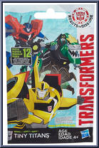 Grimlock from Transformers - Robots in Disguise (2015) - Tiny Titans - Series 1 manufactured by Hasbro [Front]