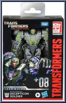 Decepticon Soldier from Transformers - Studio Series - War for Cybertron manufactured by Hasbro [Front]