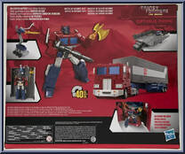 Optimus Prime from Transformers - Studio Series - Movie manufactured by Hasbro [Back]