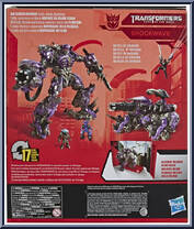 Shockwave from Transformers - Studio Series - Dark of the Moon manufactured by Hasbro [Back]