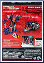 Starscream (Gamer Edition) (Deluxe Class) from Transformers - Studio Series - War for Cybertron manufactured by Hasbro [Back]