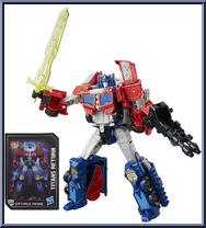 Diac & Optimus Prime from Transformers - Titans Return - Voyager manufactured by Hasbro [Loose]