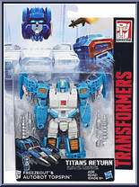 Freezeout & Topspin from Transformers - Titans Return - Deluxe manufactured by Hasbro [Front]