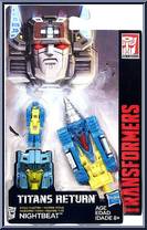 Nightbeat from Transformers - Titans Return - Titanmasters manufactured by Hasbro [Front]
