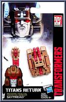 Skytread from Transformers - Titans Return - Titanmasters manufactured by Hasbro [Front]
