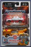 Optimus Prime & Prowl from Transformers - Universe - Basic Series manufactured by Hasbro [Front]