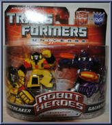Sunstreaker / Galvatron (G1 Series)  from Transformers - Universe 2008 - Robot Heroes manufactured by Hasbro [Front]