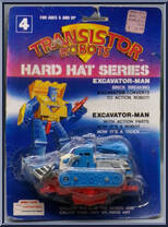 Excavator-Man from Transistor Robots - Hard Hat manufactured by Four Star [Front]