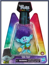 Branch (with Tambourine) from Trolls - World Tour - Basic Series manufactured by Hasbro [Front]